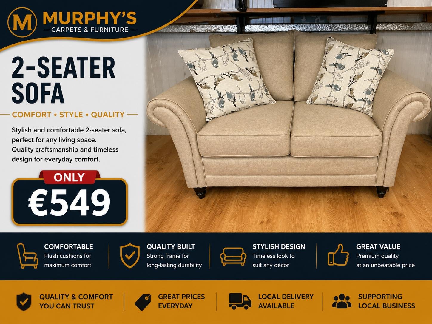 2-Seater Sofa