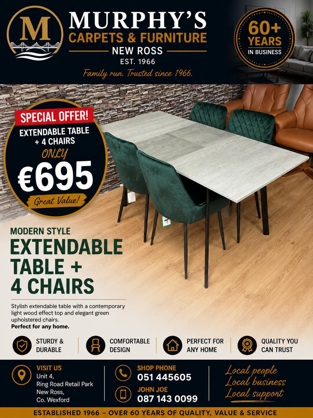 Table + 6 Chairs