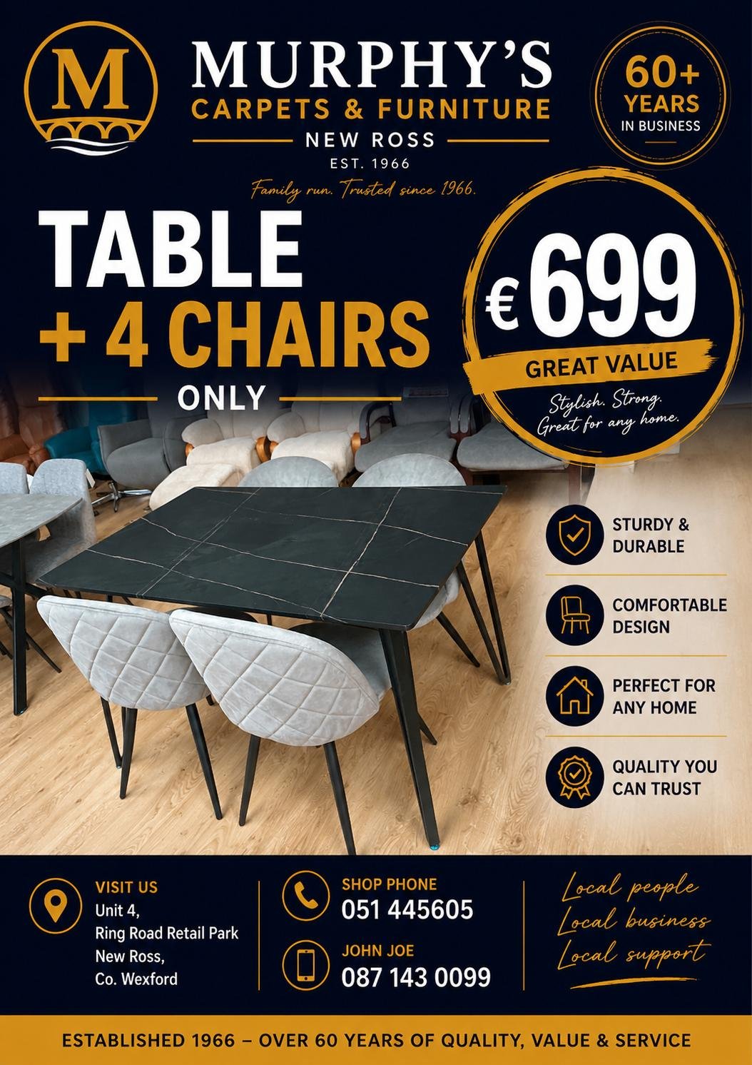 Tables & Chairs Option 11